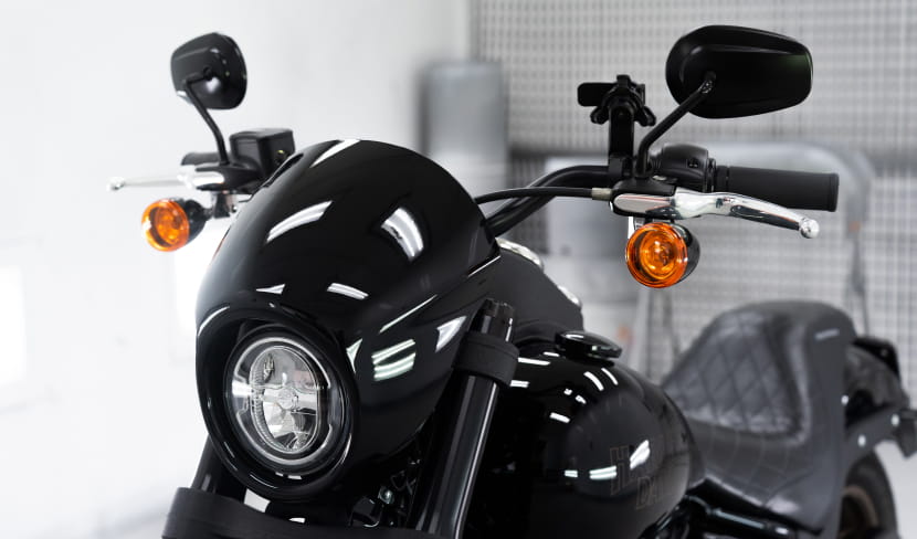 Motorcycle restoration before and after