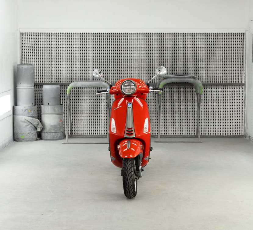 Motorcycle insurance repair completed